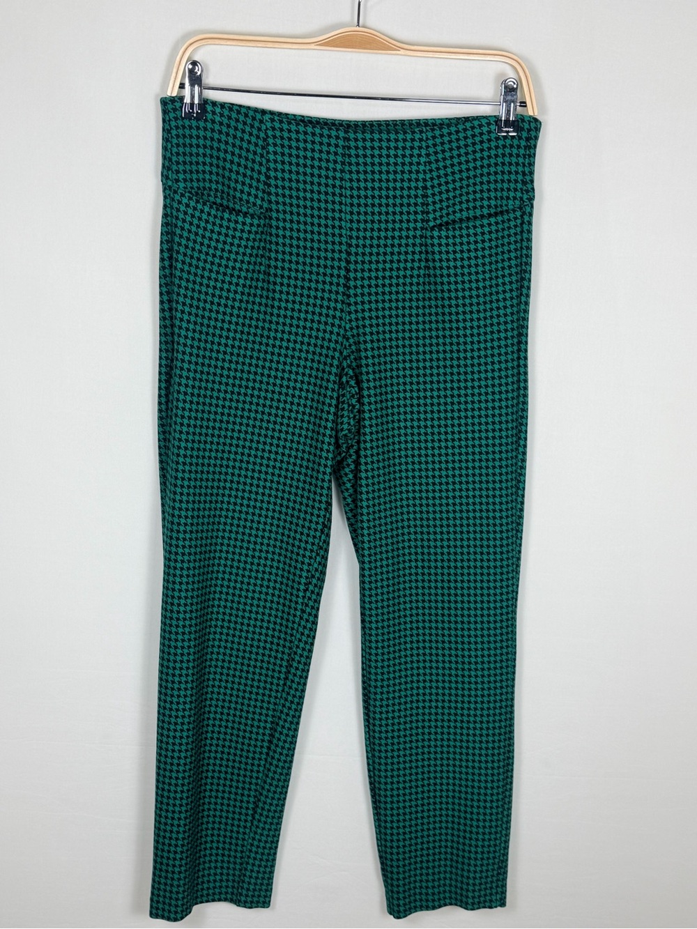 Studio by Torrid Houndstooth Ponte Pants 00 (M 10/12) Slim Leg Pull On